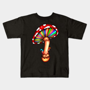 Psychedelic Mushroom Kids T-Shirt